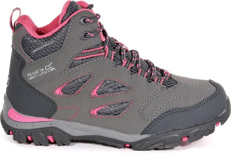 Regatta - Holcombe - Wandelschoen - Grijs - Polyester - Waterdicht