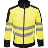 Jas Heren Reflecterende Strepen Zipper Pockets Hi-s Pro 3-layer Softshell