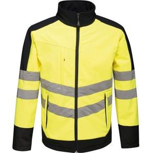 Jas Heren Reflecterende Strepen Zipper Pockets Hi-s Pro 3-layer Softshell