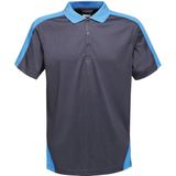 Regatta - Contrast Coolweave - Poloshirt - Blauw - Polyester - Vochtafwerend