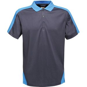 Regatta - Contrast Coolweave Polo - Blauw - Polyester - Sneldrogend
