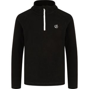 Dare 2B, Freehand Fleece Kinderskipully met Halve Rits, Zwart, Maat 104