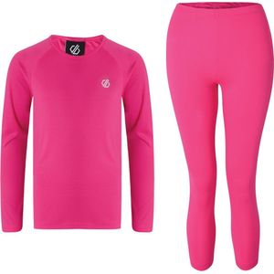 Dare2B - Elate Baselayer Set - Ondergoed - Roze - Vochtafdrijvend, Lichtgewicht, Sneldrogend, Antibacteriële Behandeling