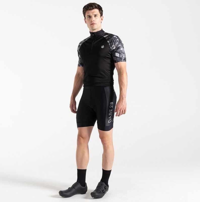 Dare2B - Ecliptic II gel fietsbroek - Mannen - Zwart