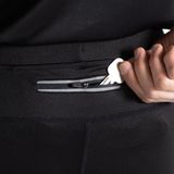 Dare2b - Abaccus Ii - Leggings - Zwart - Q Wic Stof, Bio Motion Reflectie, Veiligheidszakje