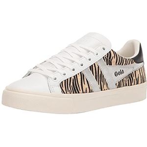 Gola Orchid II Africa Sneakers voor dames, White Zebra Silver, 37 EU