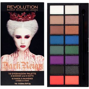 Makeup Revolution Shimmer & Matte Oogschaduw Palette - Dark Reign