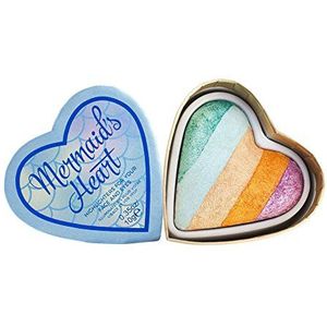 Makeup Revolution - I Heart Makeup Mermaid's Heart Highlighter wypiekany rozświetlacz do twarzy 10g