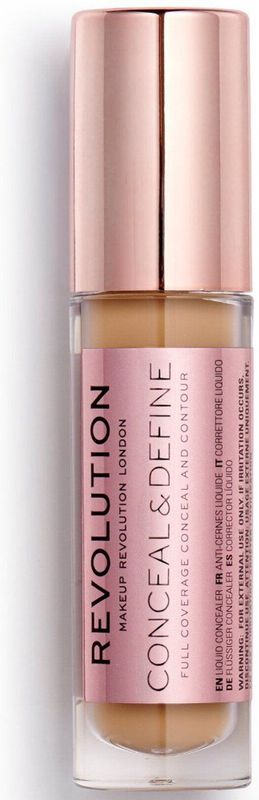 Revolution - Conceal Define Concealer - C12 - 4 ml - Veganistisch