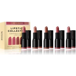 Revolution PRO - Lipstick Collection - Lippenstiftenset - Matte Nude - 5 st