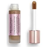 Makeup Revolution , Conceal & Define, Oil Free, Cream Foundation, F 12.5, 23 ml voor Women