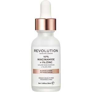 Revolution Skincare Niacinamide 10% + Zinc 1% Serum  voor Verwijde Poriën 30 ml