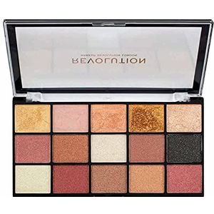 Oogschaduw Palette - 15 Kleuren - Warm Goud - Bordeaux - Veganistisch