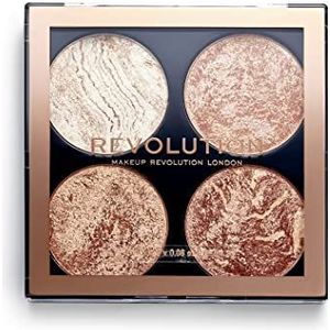 Makeup Revolution - Cheek Kit Palette - Paletka rozjasÅˆovaÄÅ¯ a bronzerÅ¯ 8 g Don't Hold Back (L)