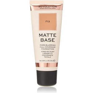 Makeup Revolution Matte Base Pore Blurring Full Coverage Foundation - F13