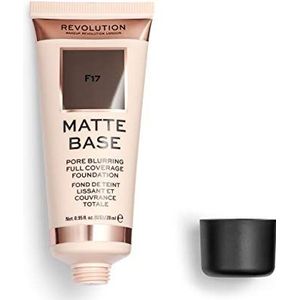 Makeup Revolution Matte Base Pore Blurring Full Coverage Foundation - F17