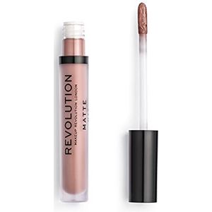 Makeup Revolution - Matte Lipstick - Lippenstift - Rood - 3 ml