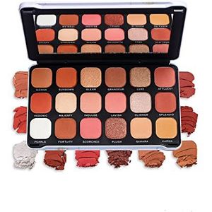 Makeup Revolution Forever Flawless Oogschaduw Palette - Decadent, 18 tinten, 19,8 g