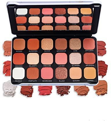 Makeup Revolution Forever Flawless Oogschaduw Palette - Decadent, 18 tinten, 19,8 g
