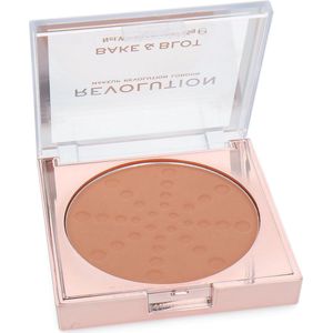 Makeup Revolution - Bake & Blot Setting Powder - Peach - Compact Poeder
