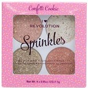 Makeup Revolution Blush & Highlighter Palette - Sprinkles