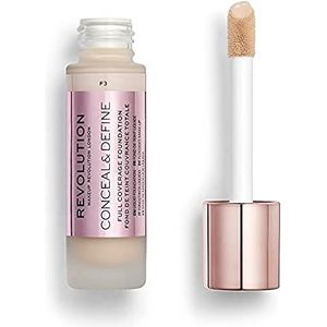 Revolution - Conceal & Define Foundation 23 ml F3