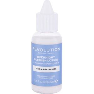 Revolution Skincare Blemish Zinc & Niacinamide Nachtverzorging  tegen Acne 30 ml