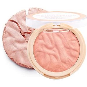 Makeup Revolution - Reloaded Powder Blush - Long Lasting Powder Blush 7.5G Peaches & Cream