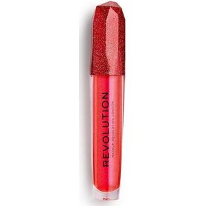 Makeup Revolution Precious Stone Glitter Lip Topper - Ruby Crush