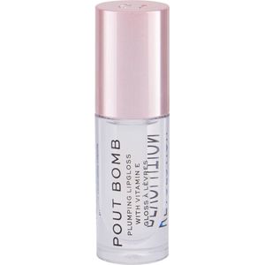Revolution - Pout Bomb Plumping Gloss - Glaze Clear - 4,6 ml