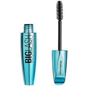 Makeup Revolution Big Lash Volume waterproof mascara voor het volume Tint Black 8 ml