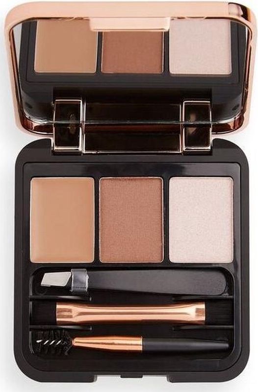 Makeup Revolution - Brow Sculpt Kit - Wenkbrauw Make-up - Bruin - 2,2 g
