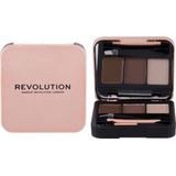 Makeup Revolution - Brow Sculpt Kit - Wenkbrauw Make-up - Medium - 2.2 g