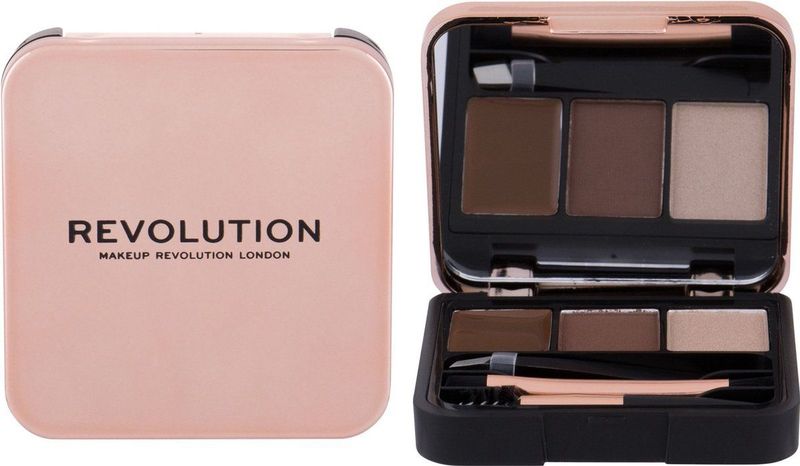 Makeup Revolution - Brow Sculpt Kit - Wenkbrauw Make-up - Medium - 2.2 g