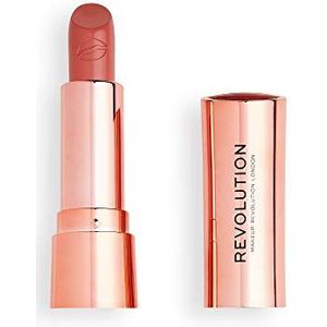 MakeUp Revolution - Satin Kiss - Lippenstift - 1 stuk - Rijke en Romige Formule met Fluwelen Afwerking