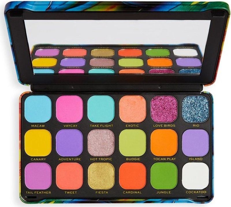 Makeup Revolution - Forever Flawless - Oogschaduw Palette - Bird of Paradise - 18 x 1.1 g