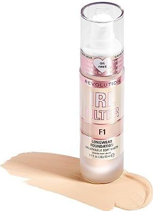 Makeup Revolution - IRL Filter - Langaanhoudende Matte Make-up Tint - F1 - 23 ml
