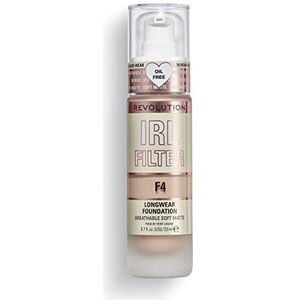 Makeup Revolution IRL Filter Longwear Foundation F4