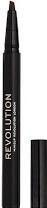 Makeup Revolution REVOLATION*Bushy Brow Pen donker bruin 0.5ml