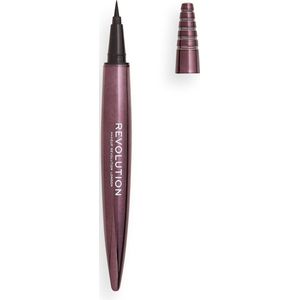 Makeup Revolution - Renaissance Flick - Eyeliner - Brown - 0.8 gr