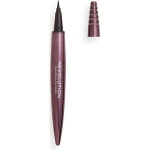 Makeup Revolution - Eye Liner Renaissance Flick (Liquid Eyeliner) 0.8 g Brown