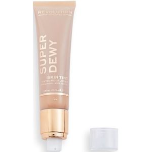 Makeup Revolution - Super Dewy Skin Tint - Tonifiërende en Hydraterende Emulsie - Tan - 55 ml