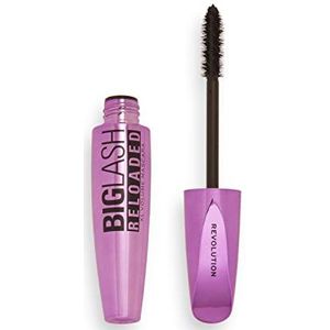 Revolution Beauty, Big Lash Reloaded Volume Mascara, Waterdicht & Volumegevend, Zwart, 8g