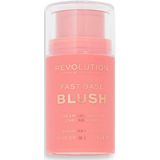 Revolution - Fast Base Blush Stick - Peach - 14 g