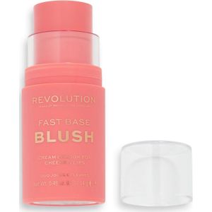 Revolution - Fast Base Blush Stick - Peach - 14 g