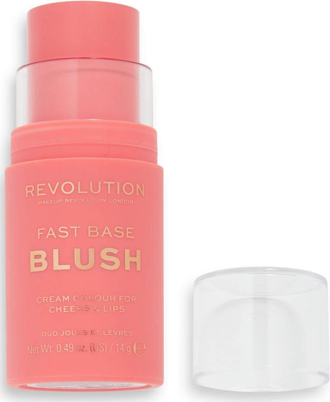 Revolution - Fast Base Blush Stick - Peach - 14 g