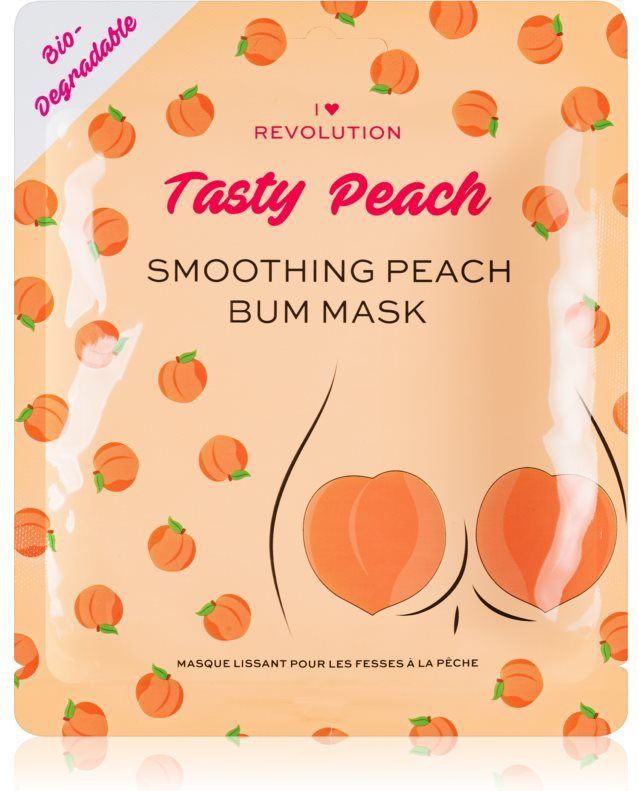 I Heart Revolution - Tasty Peach - Intensief Hydrogelmasker - 2 St - Veganistisch