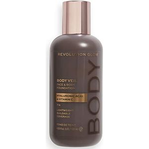 Revolution - Body Veil Foundation - Transparant - Waterbasis - 15 Kleuren