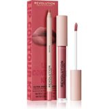 Makeup Revolution - Lip Contour Kit - Lippen Set - Vegan - Langdurig Matte