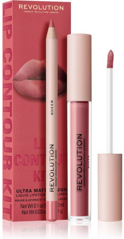 Makeup Revolution - Lip Contour Kit - Lippen Set - Vegan - Langdurig Matte
